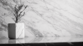 Кашпо из мрамора Bianco Carrara (Бьянко Каррара)